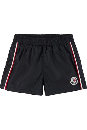 Moncler Baby Navy Patch Swim Shorts