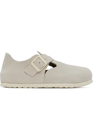 Birkenstock Off-White Narrow London Loafers