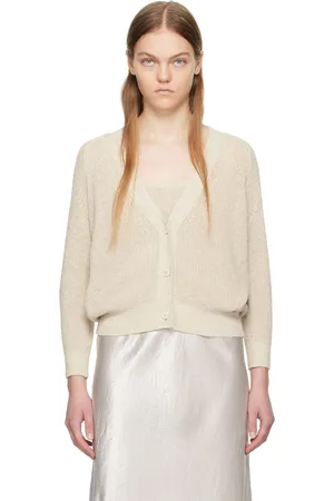 Max Mara Beige Tenore Tank Top & Cardigan Set