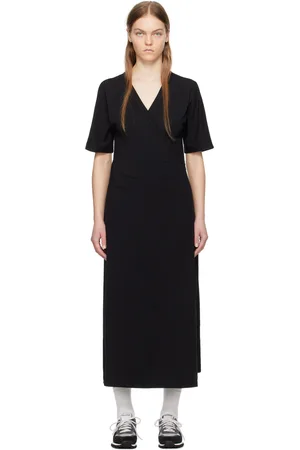 Max Mara Black Pisano Midi Dress