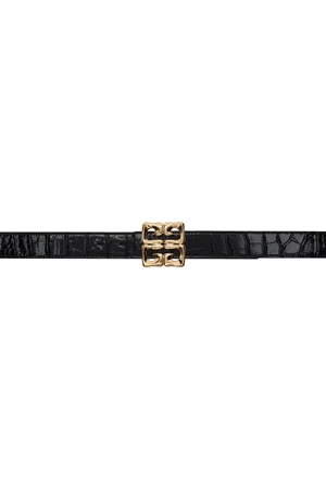 Givenchy Black 4G Reversible Belt