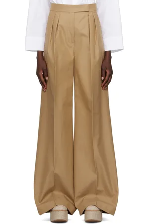 Max Mara Tan Corte Trousers