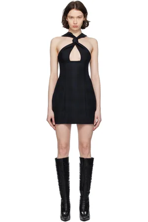 Sinéad O’Dwyer Navy & Black Tie Minidress