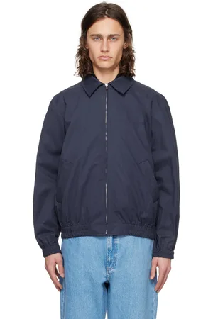 A.P.C. Navy Gilbert Bomber Jacket