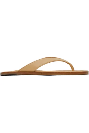 Staud Beige Dante Thong Sandals