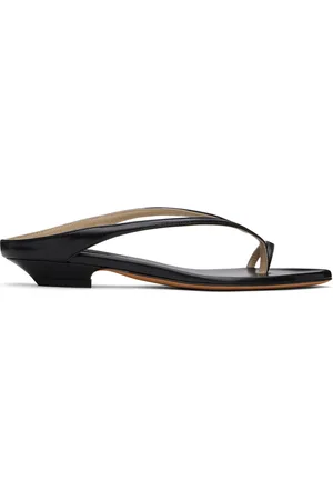 Khaite Black Marion Sandals
