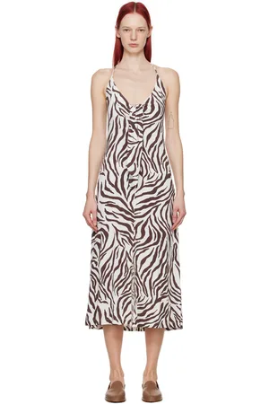 Max Mara Brown Danilo Midi Dress