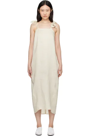 Max Mara Off-White Senna Midi Dress