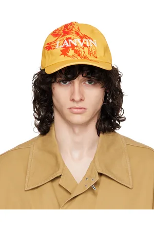 Lanvin Yellow Future Edition Eagle Cotton Cap