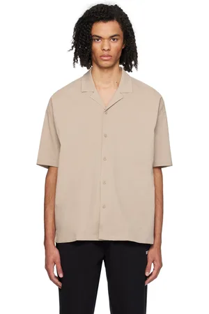 HUGO BOSS Taupe Relaxed-Fit Shirt