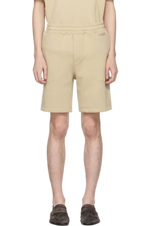 Ermenegildo Zegna Beige Drawstring Shorts