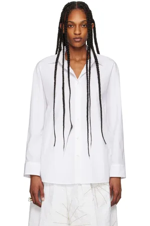 DRIES VAN NOTEN White Dropped Shoulder Shirt