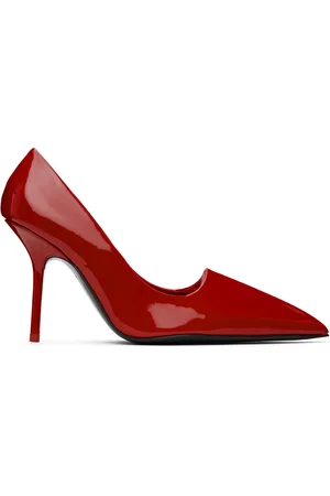Acne Studios Red Leather Heels