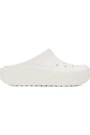 Crocs White Classic Blunt Toe Loafers