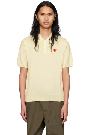 Comme des Garçons PLAY Beige Patch Polo