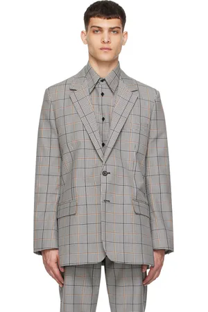 Marni Gray Check Blazer