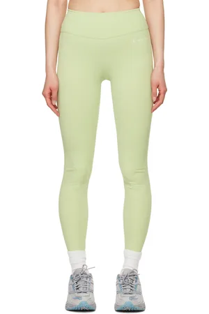 Sporty & Rich Green Runner Script Leggings
