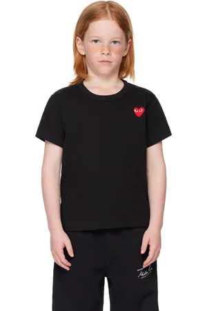 Comme des Garçons PLAY Kids Black Emblem T-Shirt