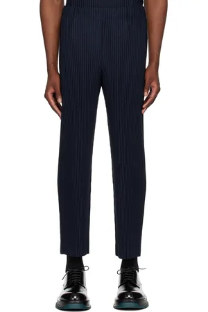 Issey Miyake Navy Basics Trousers