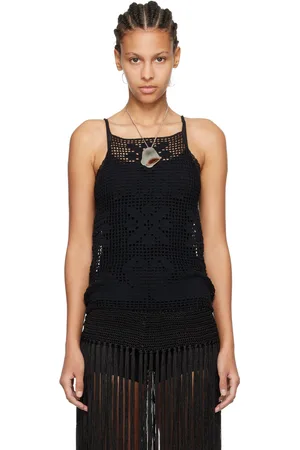 BODE Black Mansfield Tank Top