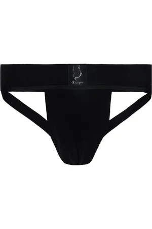 Rick Owens Black Champion Edition Jock Strap