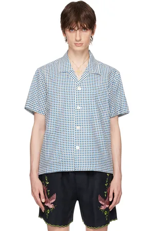 BODE Blue & White Hyannis Shirt