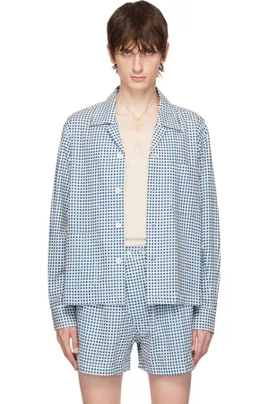 BODE Blue & White Hyannis Shirt