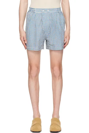 BODE Blue & White Hyannis Shorts
