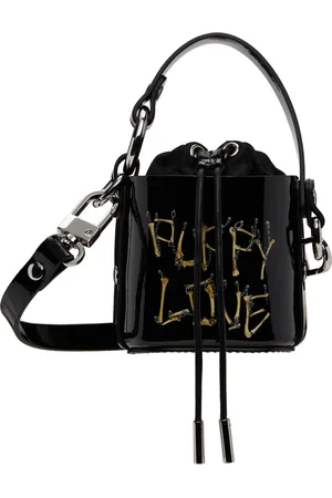 Vivienne Westwood Black Mini Daisy Drawstring Bucket Bag