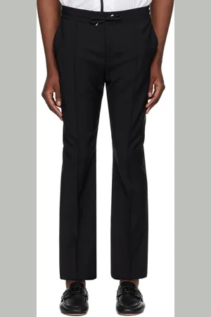 VALENTINO Black Drawstring Trousers