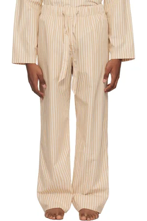 Tekla Tan Drawstring Pyjama Pants