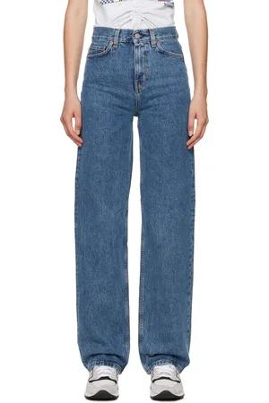 Sporty & Rich Blue Loose-Fit Jeans