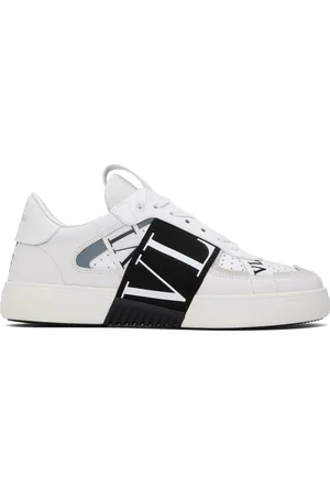 VALENTINO GARAVANI White Low-Top Calfskin VL7N Sneakers