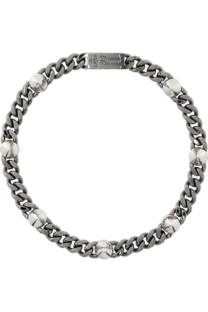 Vivienne Westwood Gunmetal Elettra Necklace