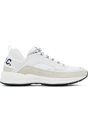A.P.C. White Run Around Sneakers