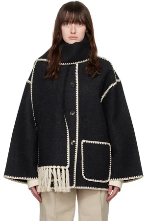 Totême Gray Embroidered Jacket