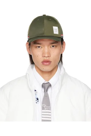Thom Browne Green Classic Twill 6-Panel Cap