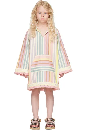 ZIMMERMANN Kids Pink & Yellow Halliday Cover Up