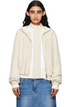 Helmut Lang Off-White Bomber Jacket Set
