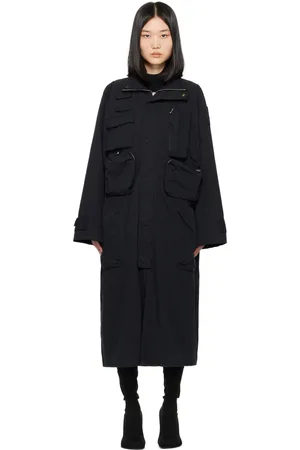 Maison Margiela Black Bellows Pocket Coat