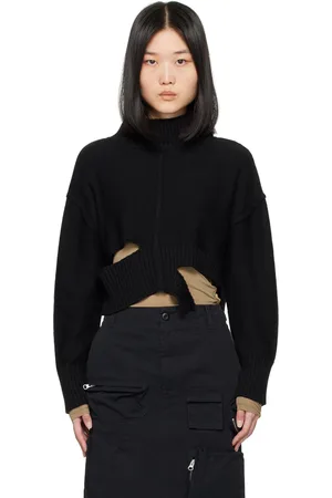 Maison Margiela Black Distressed Sweater