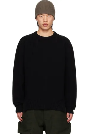 Rick Owens Black Porterville Fisherman Sweater