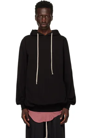 Rick Owens Black Porterville Heavyweight Hoodie