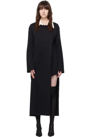 Courrèges Black Twist Maxi Dress