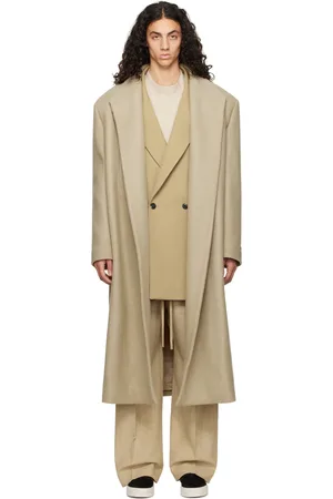 FEAR OF GOD Khaki Stand Collar Coat