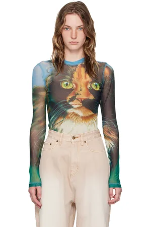 J.W.Anderson Blue Sheer Long Sleeve T-Shirt