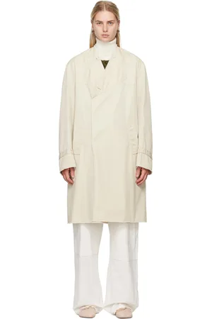 Maison Margiela Beige Raw Edge Trench Coat