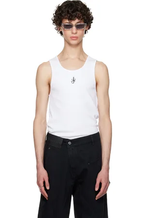 J.W.Anderson White Anchor Logo Tank Top