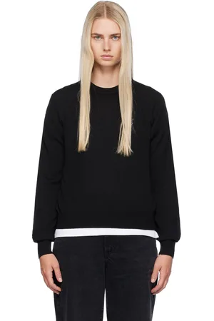 Maison Kitsuné Black Bold Fox Head Sweater