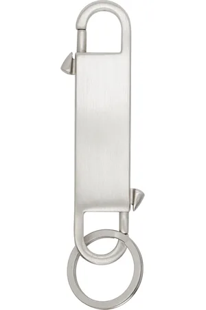 Rick Owens Silver Porterville Gemini Keychain